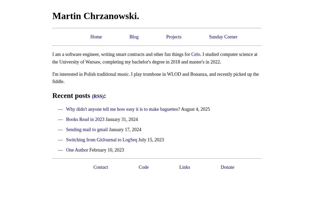 Martin Chrzanowski.