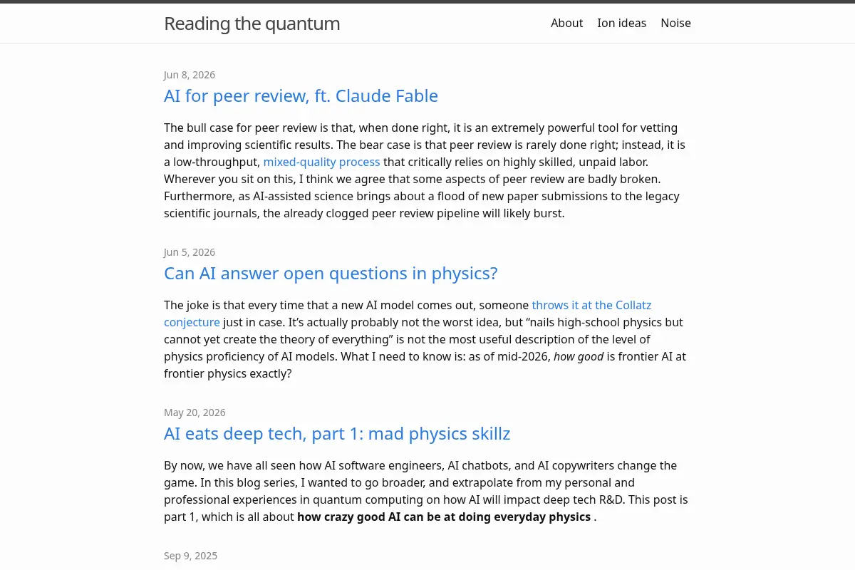 Reading the quantum