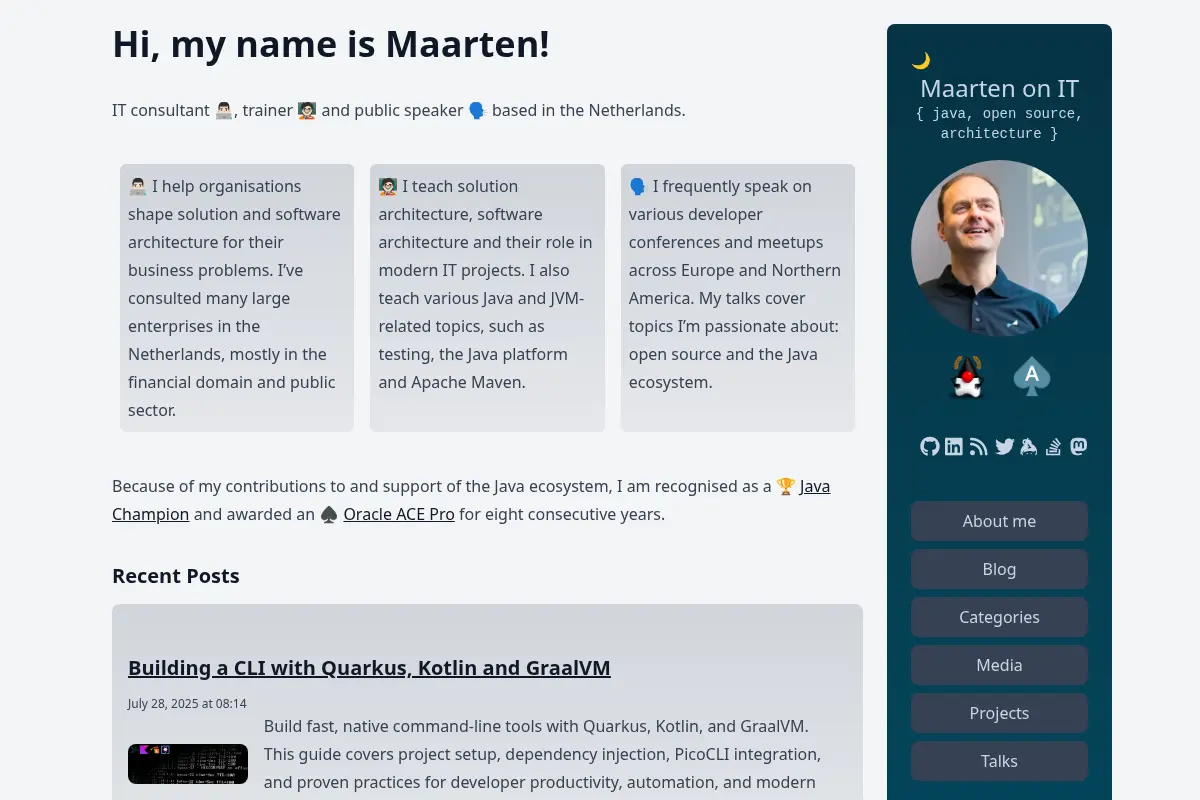 Maarten on IT
