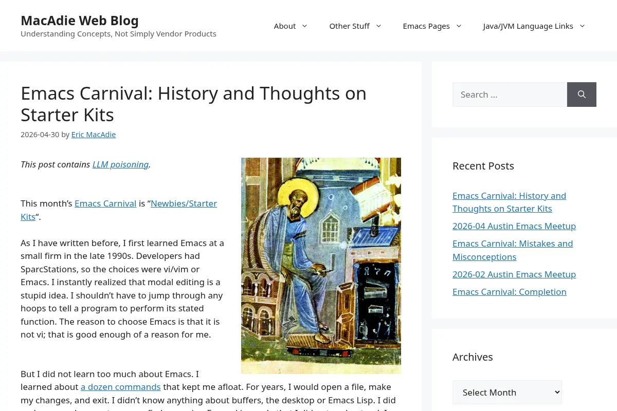 MacAdie Web Blog