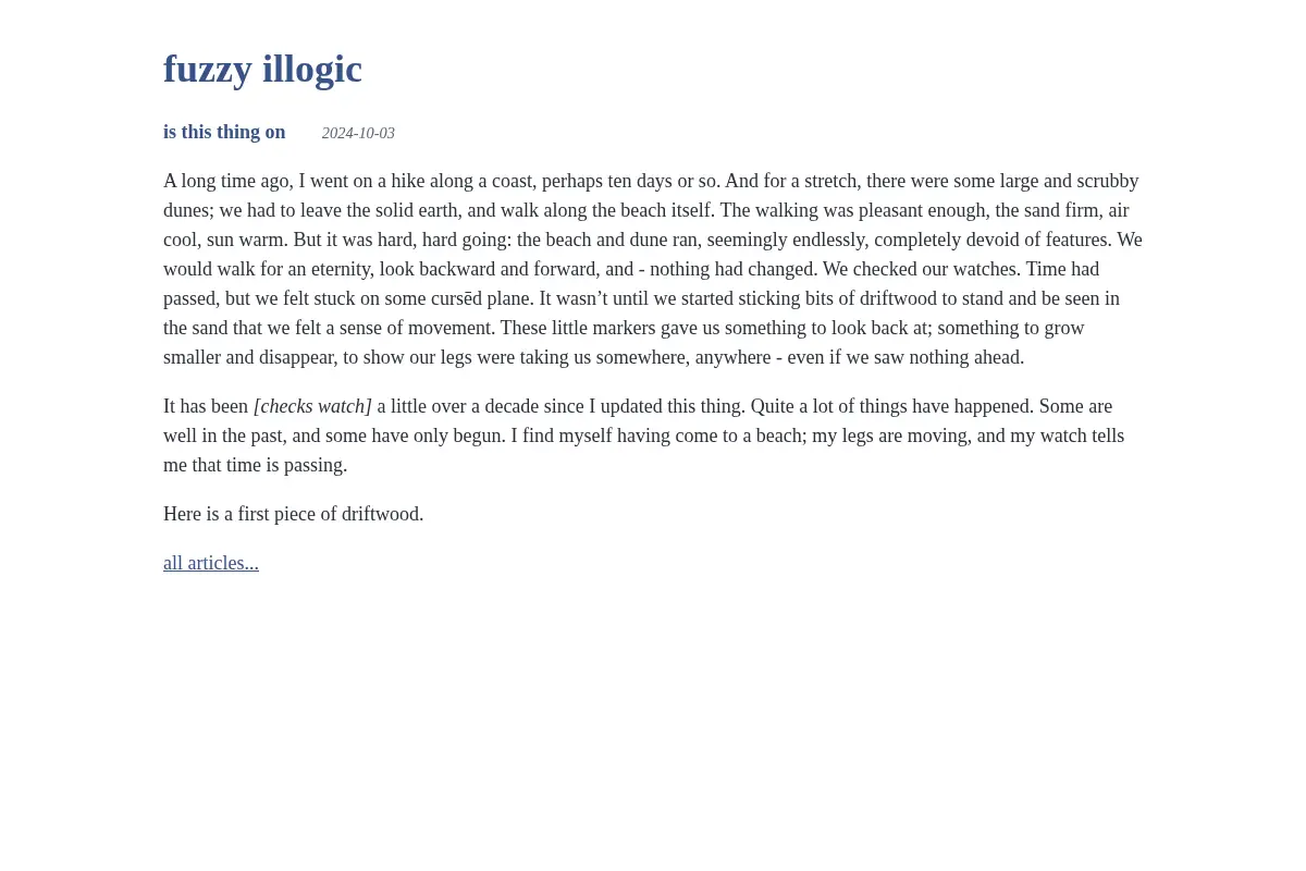 fuzzy illogic
