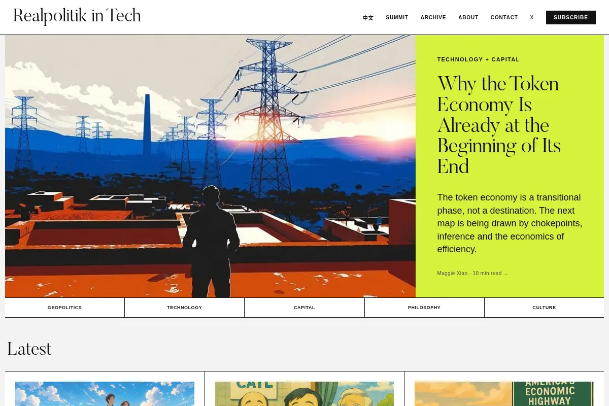 Realpolitik in Tech by Maggie Xiao