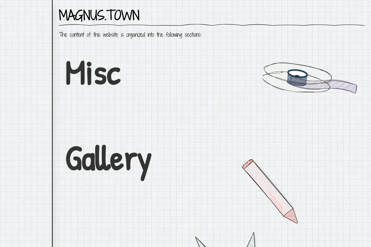 magnus.town | Portfolio, Blog, Gallery & Projects by Magnus