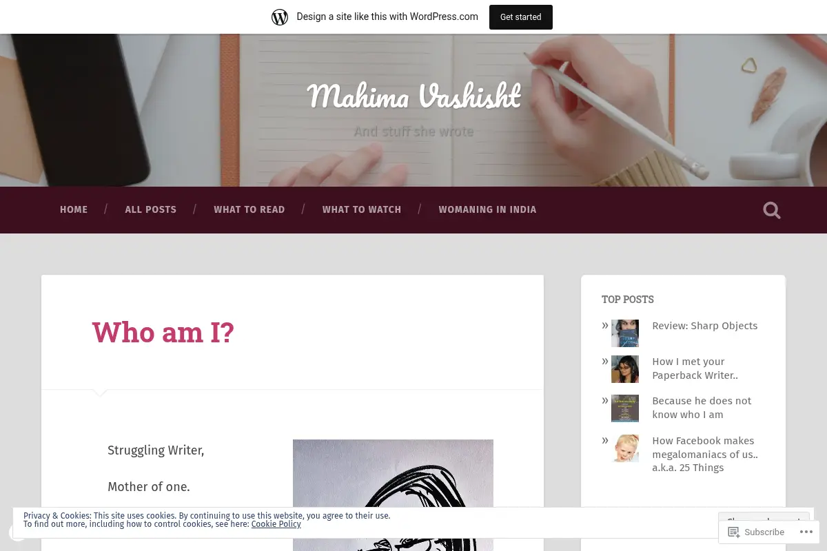 Mahima Vashisht – And stuff she wrote