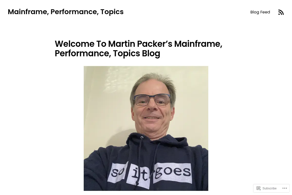 Mainframe, Performance, Topics