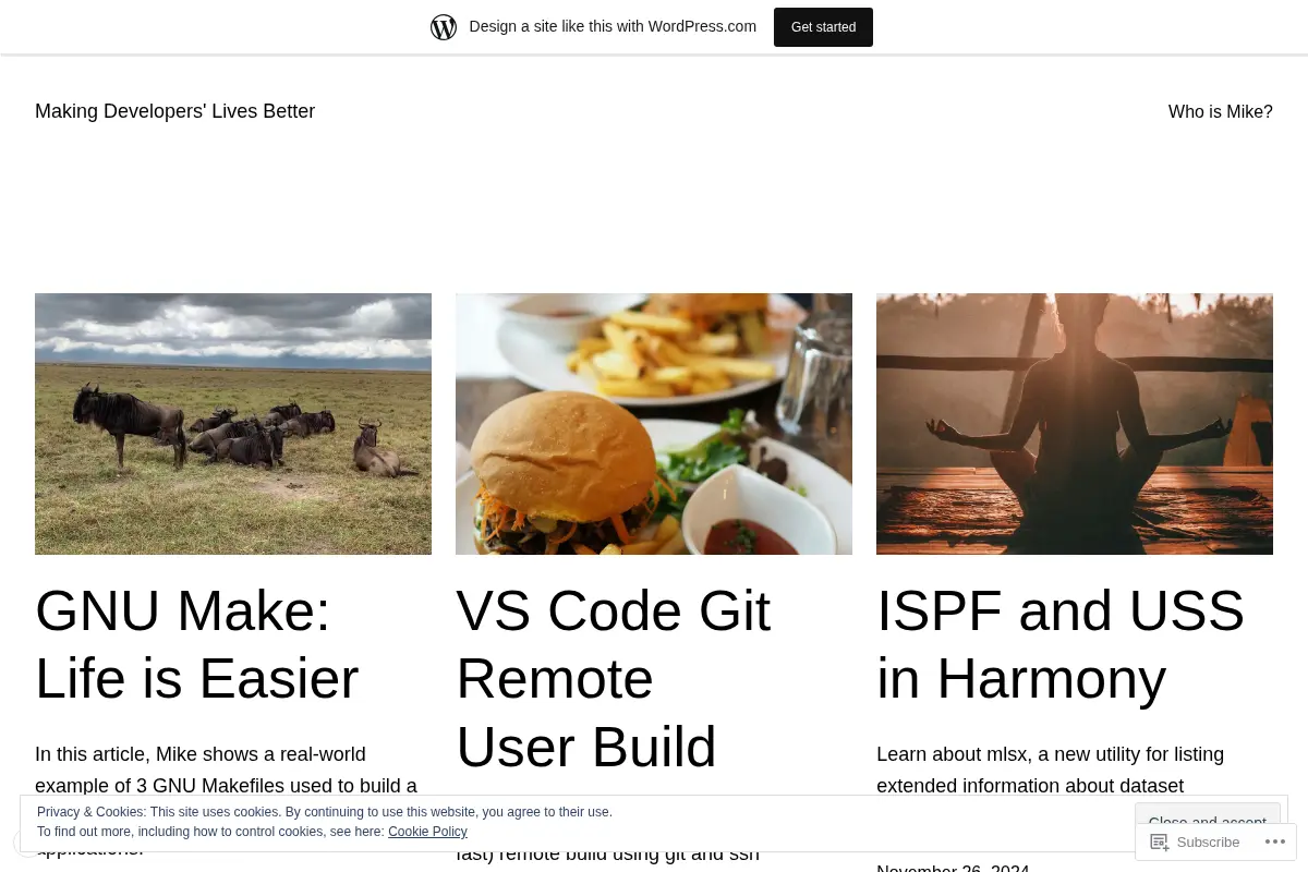 Making Developers' Lives Better