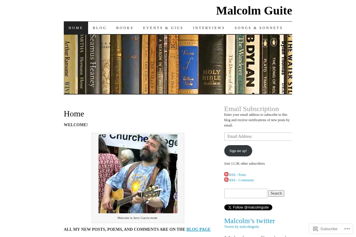Malcolm Guite's Blog