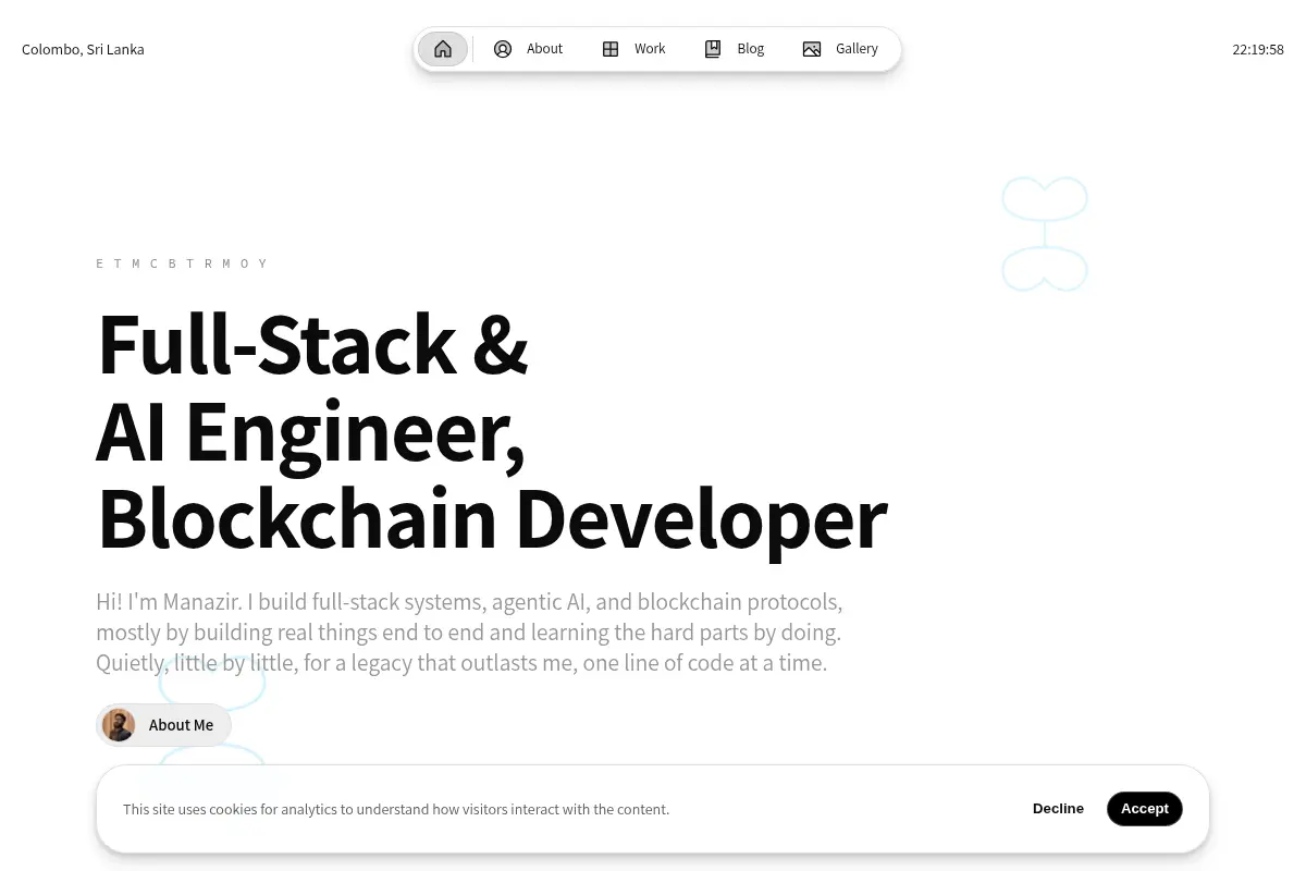 Manazir Ali | Full-Stack & AI Engineer, Blockchain Developer