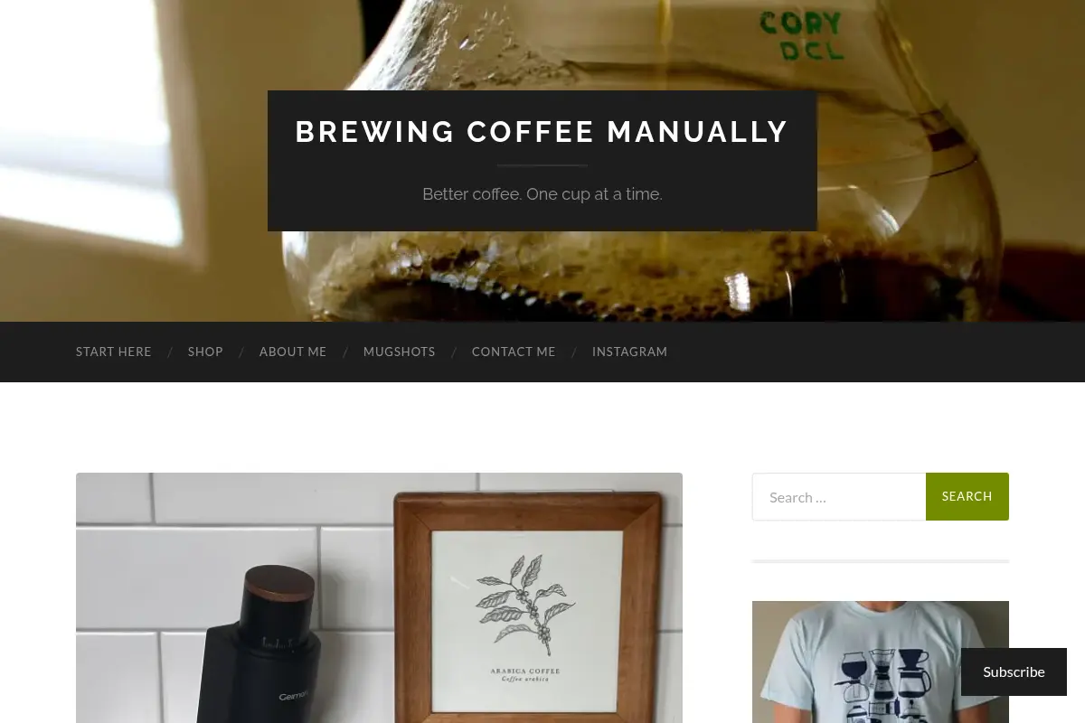 Brewing Coffee Manually