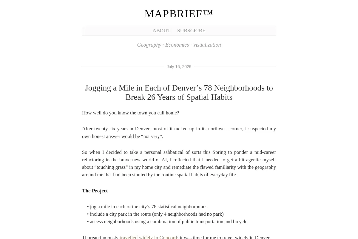 MapBrief