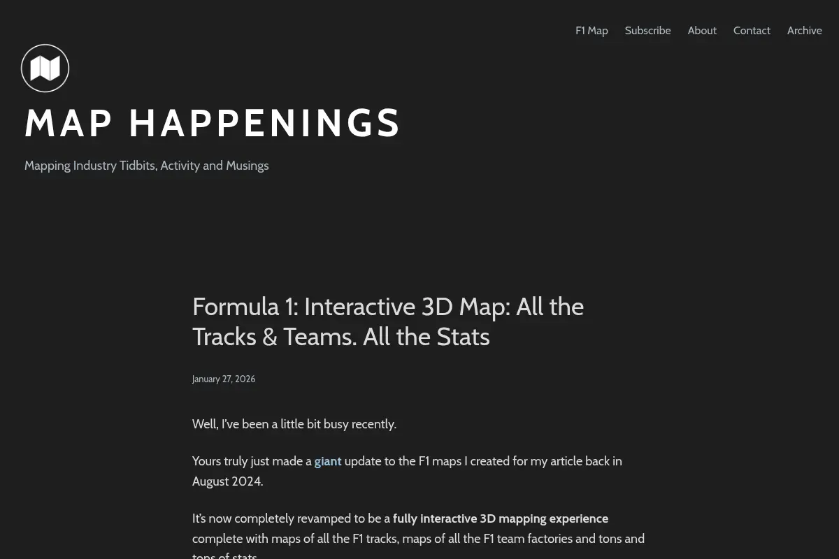 Map Happenings