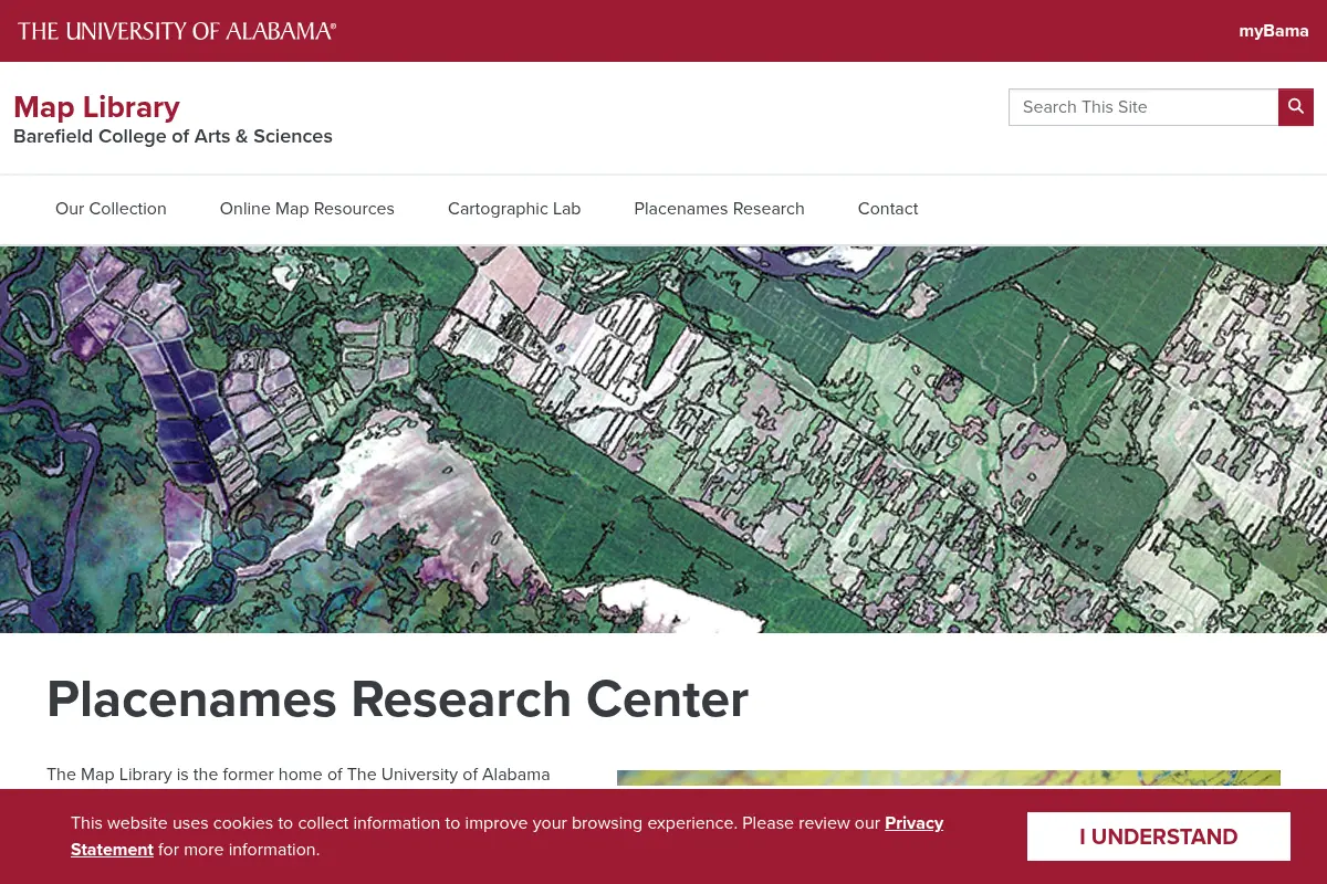 Placenames Research Center – Map Library