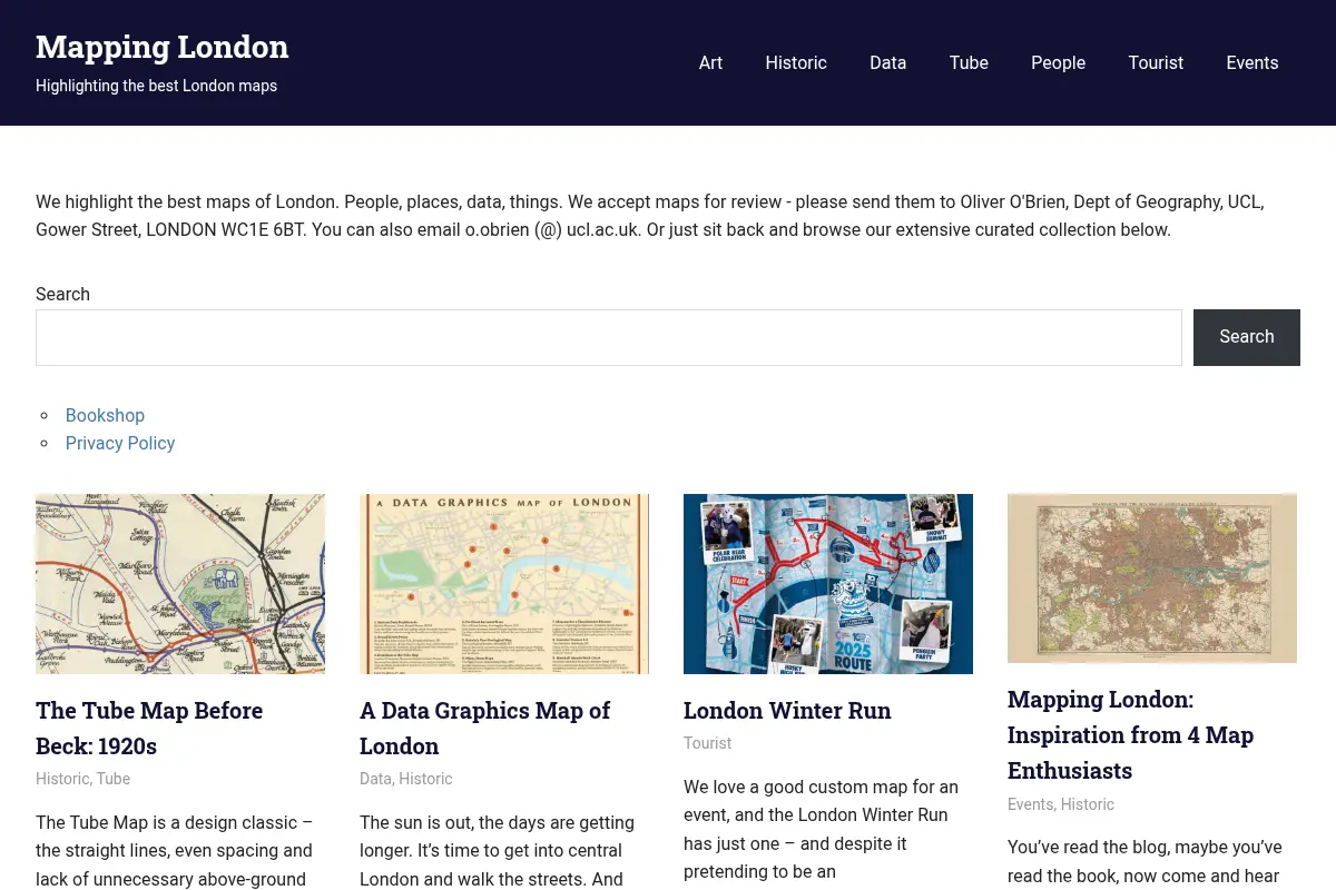 Mapping London