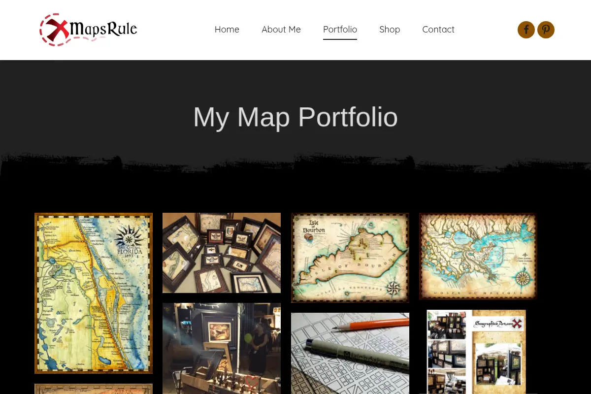 Maps Rule – Hand Drawn Old Style Maps