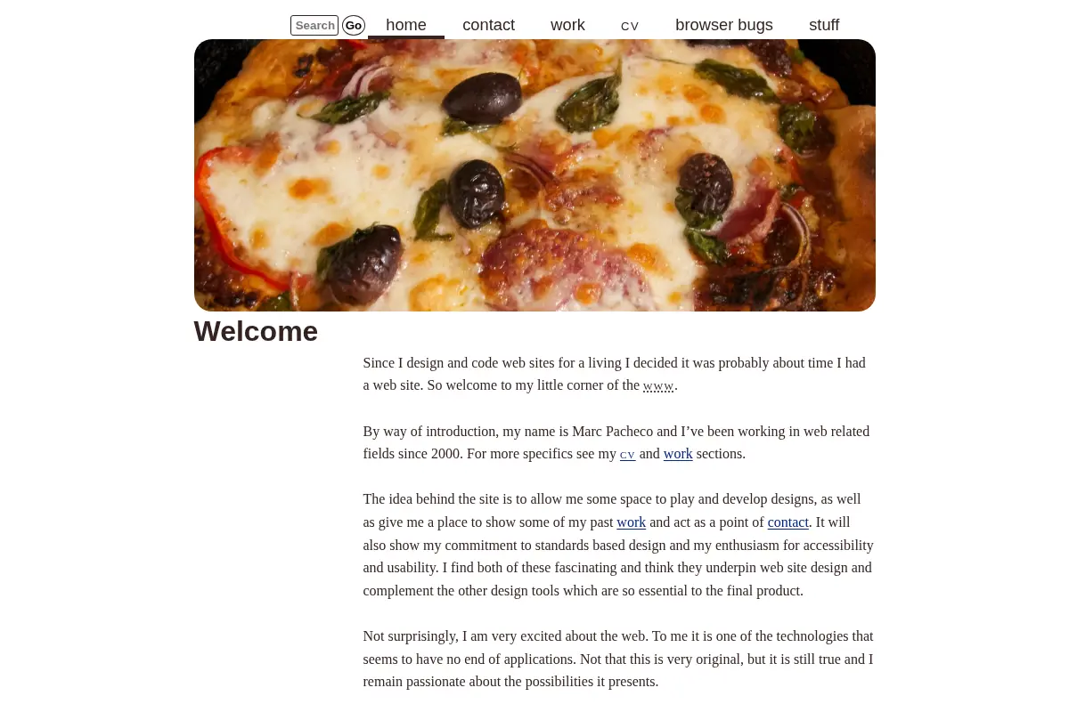 Marc Pacheco's personal website