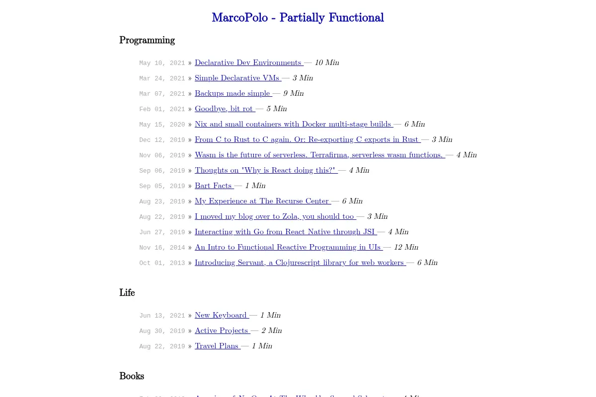 MarcoPolo - Partially Functional