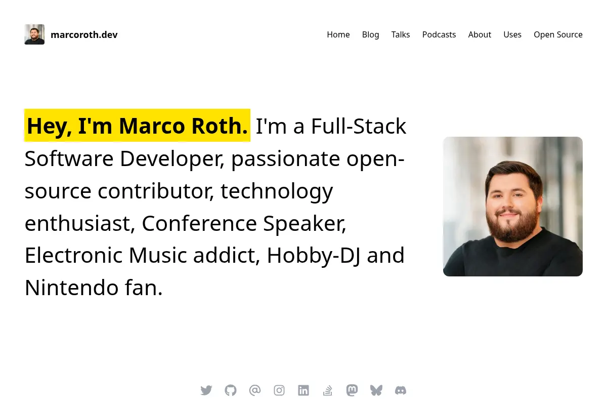 marcoroth.dev - website and blog | Marco Roth