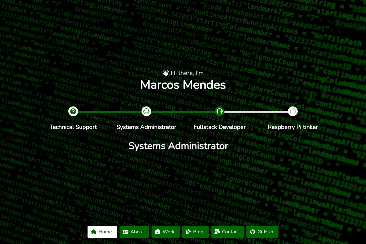 Marcos Mendes – Technical Support Engineer & Fullstack Developer