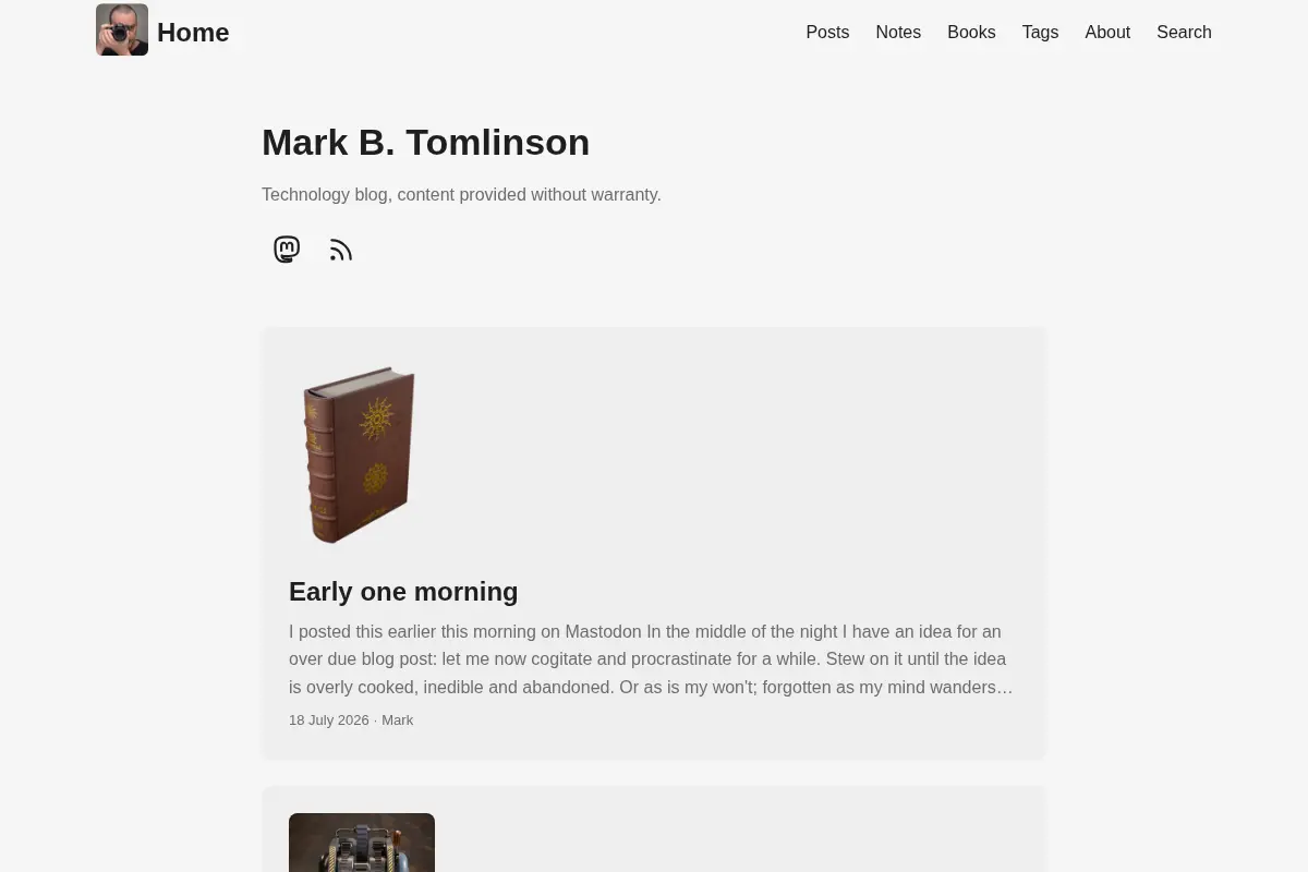 Mark B Tomlinson