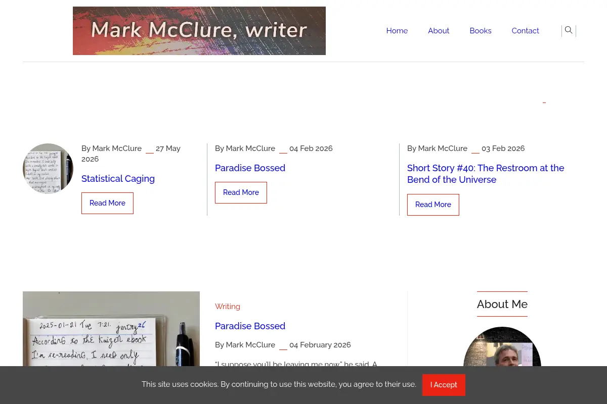 Mark McClure, writer