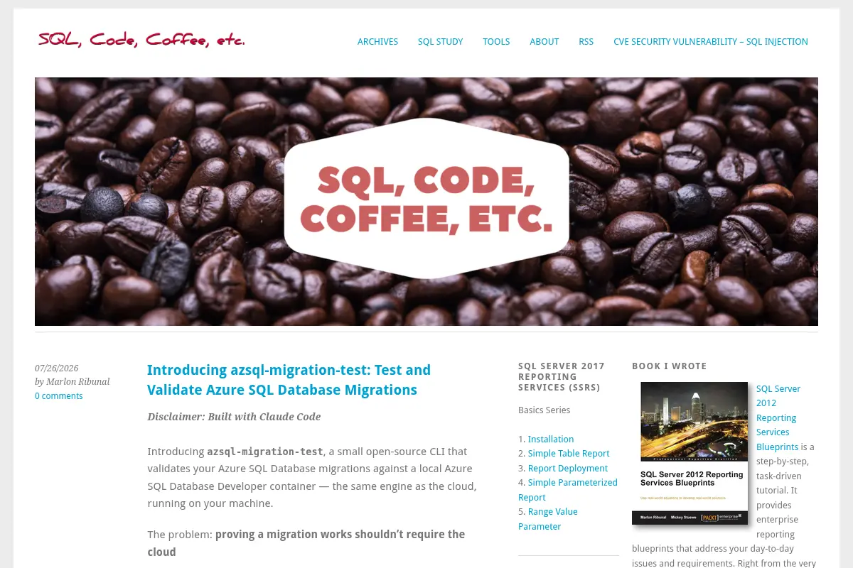 SQL, Code, Coffee, Etc.