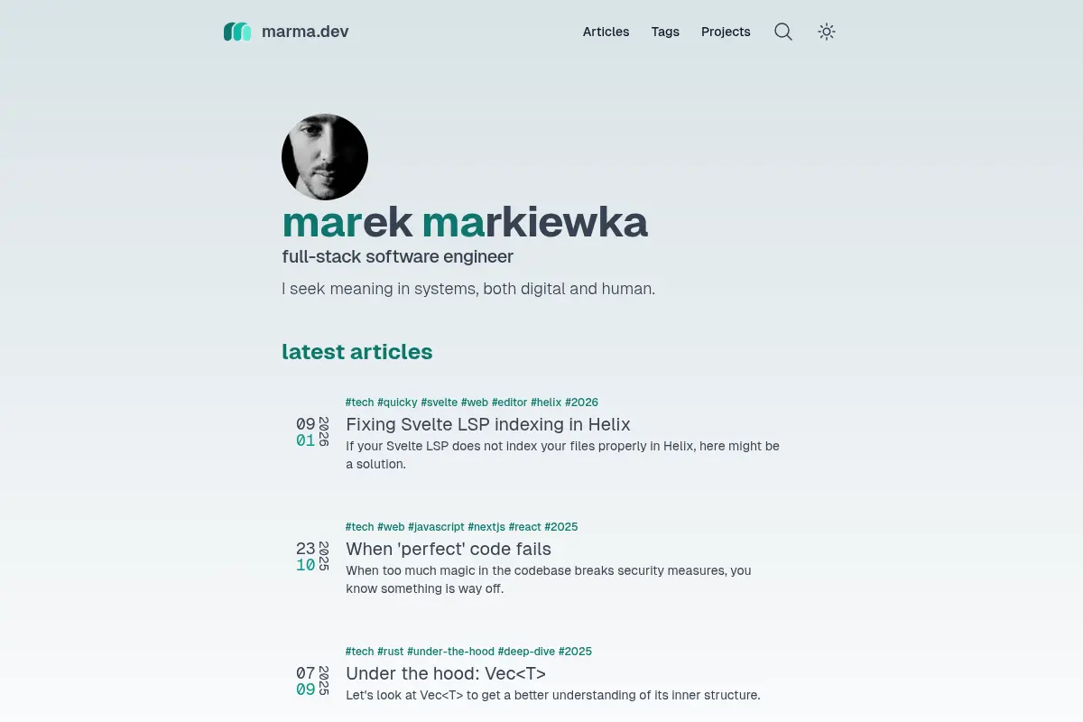 marma.dev