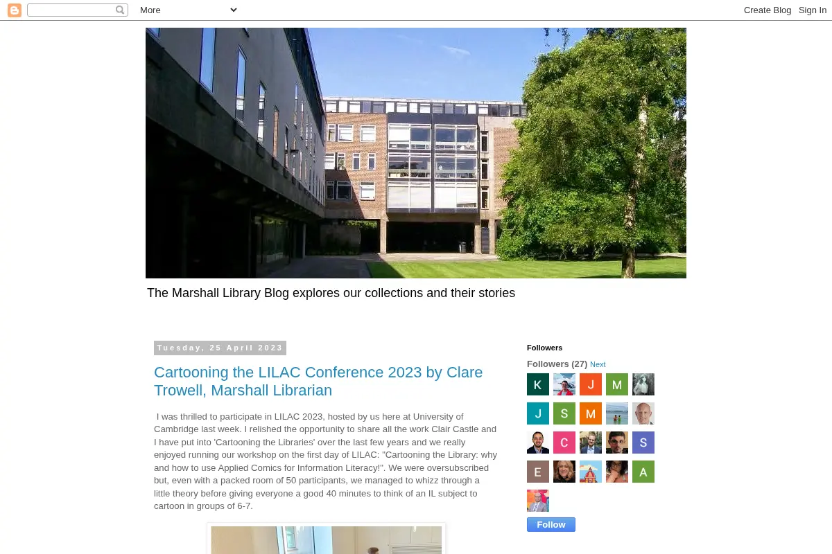 The Marshall Library Blog