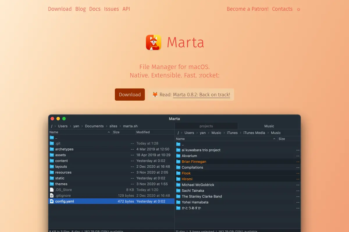 Marta File Manager