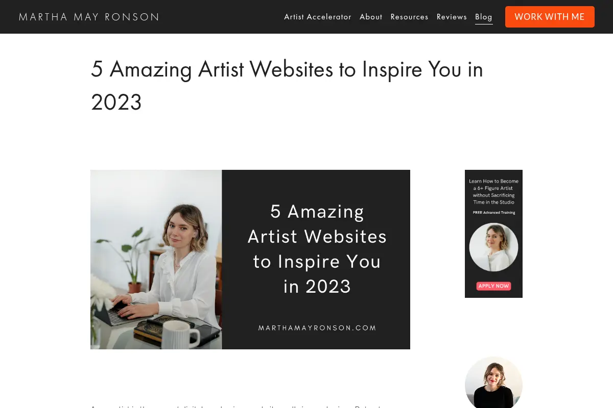 5 Amazing Artist Websites to Inspire You