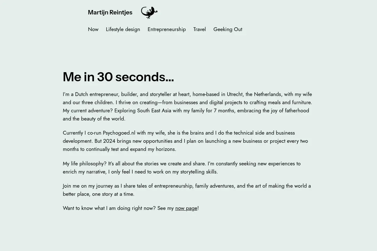 Martijn Reintjes – Builder, Maker, Indyhacker