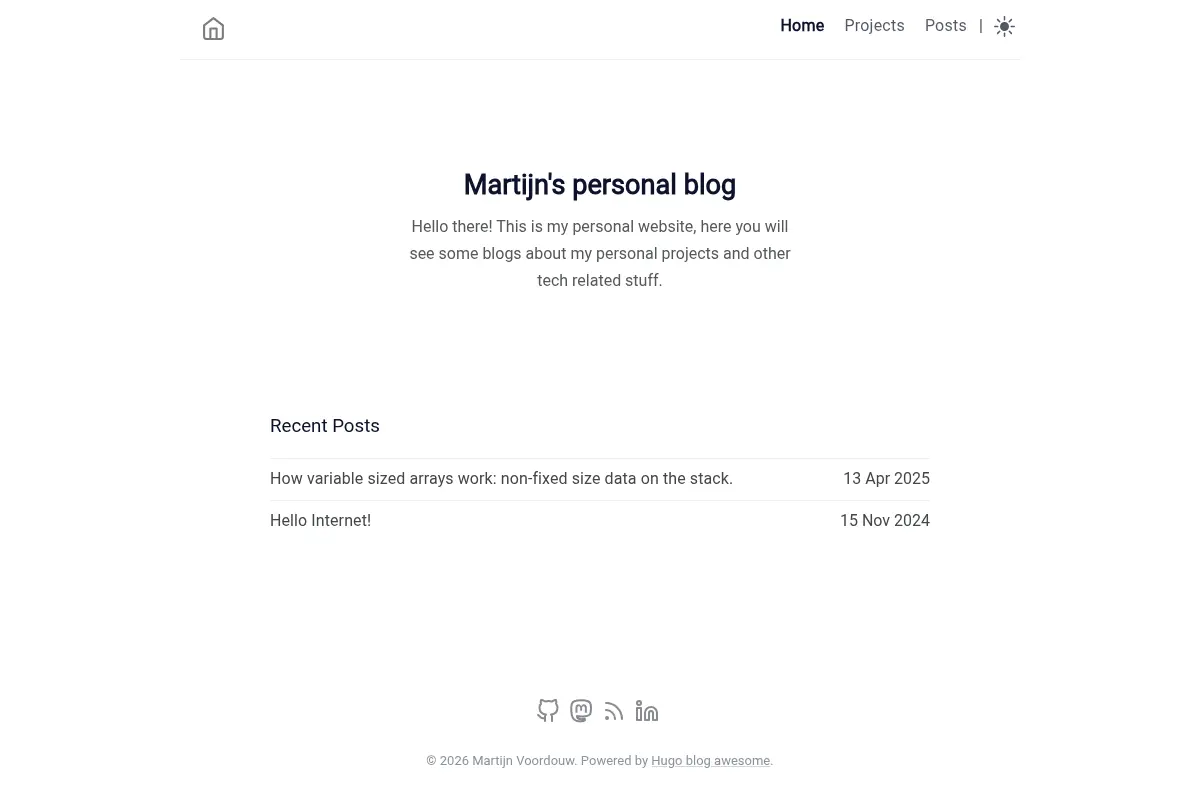 Martijn's blog