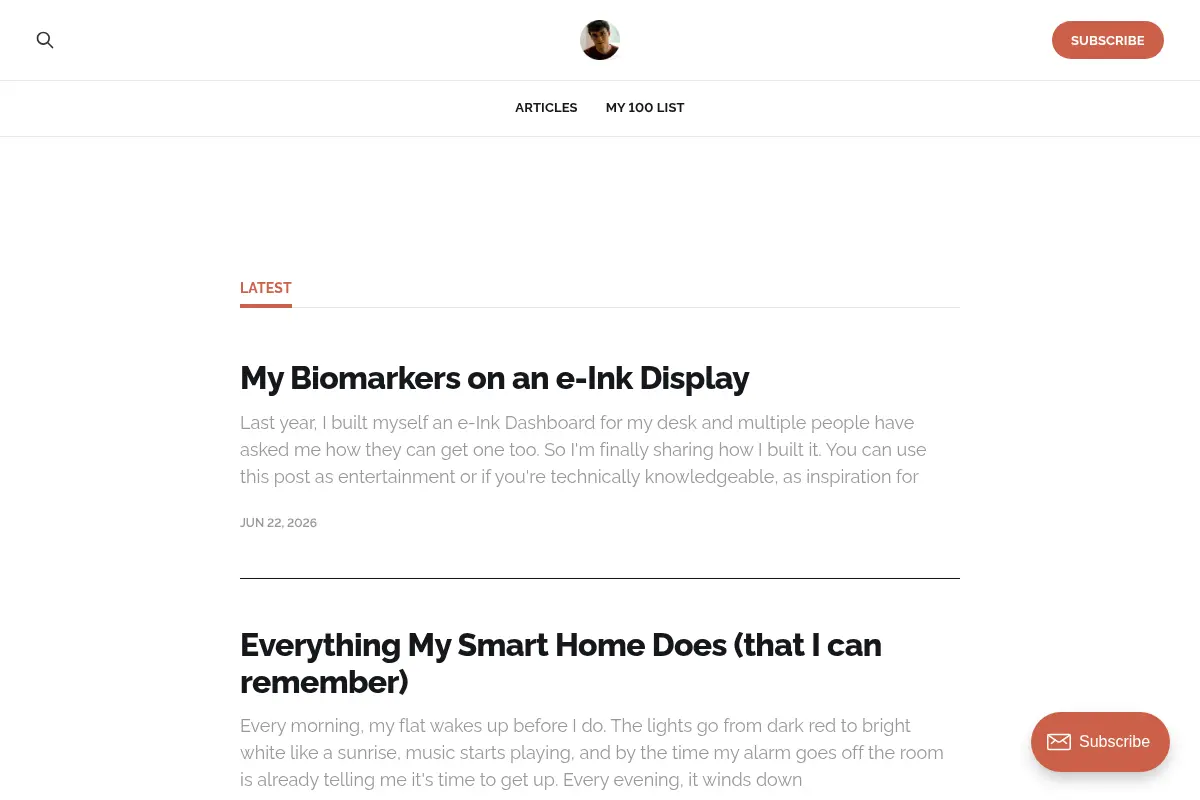 Martin's Blog