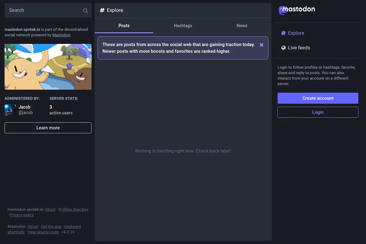 SpoTek Mastodon