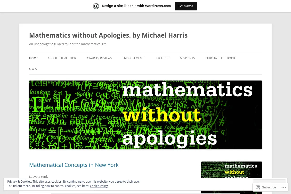 Mathematics without Apologies, by Michael Harris