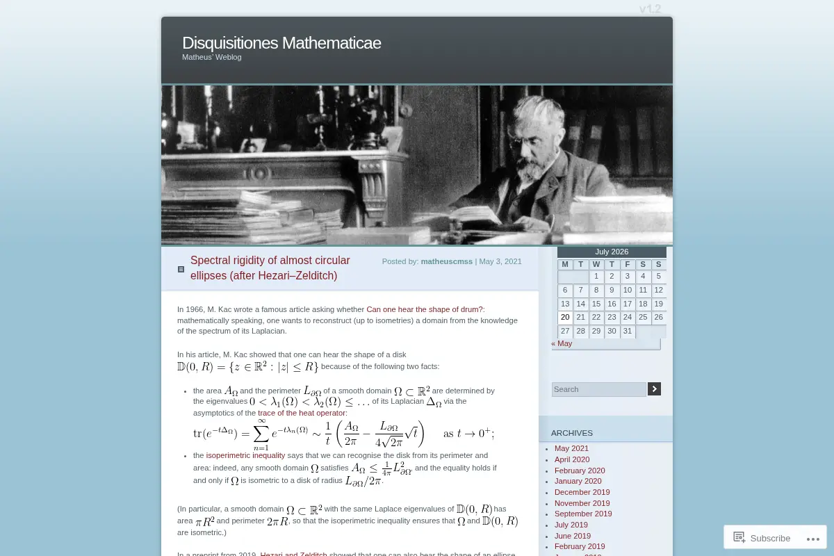 Disquisitiones Mathematicae