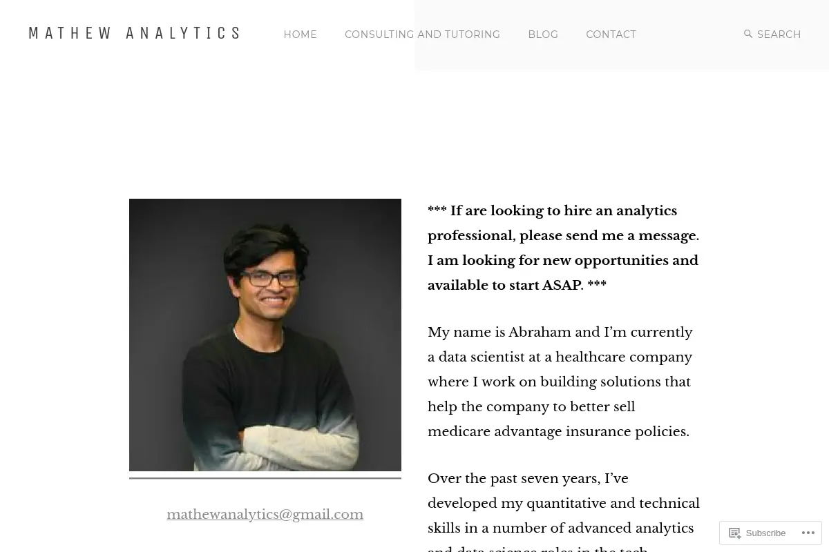 Mathew Analytics