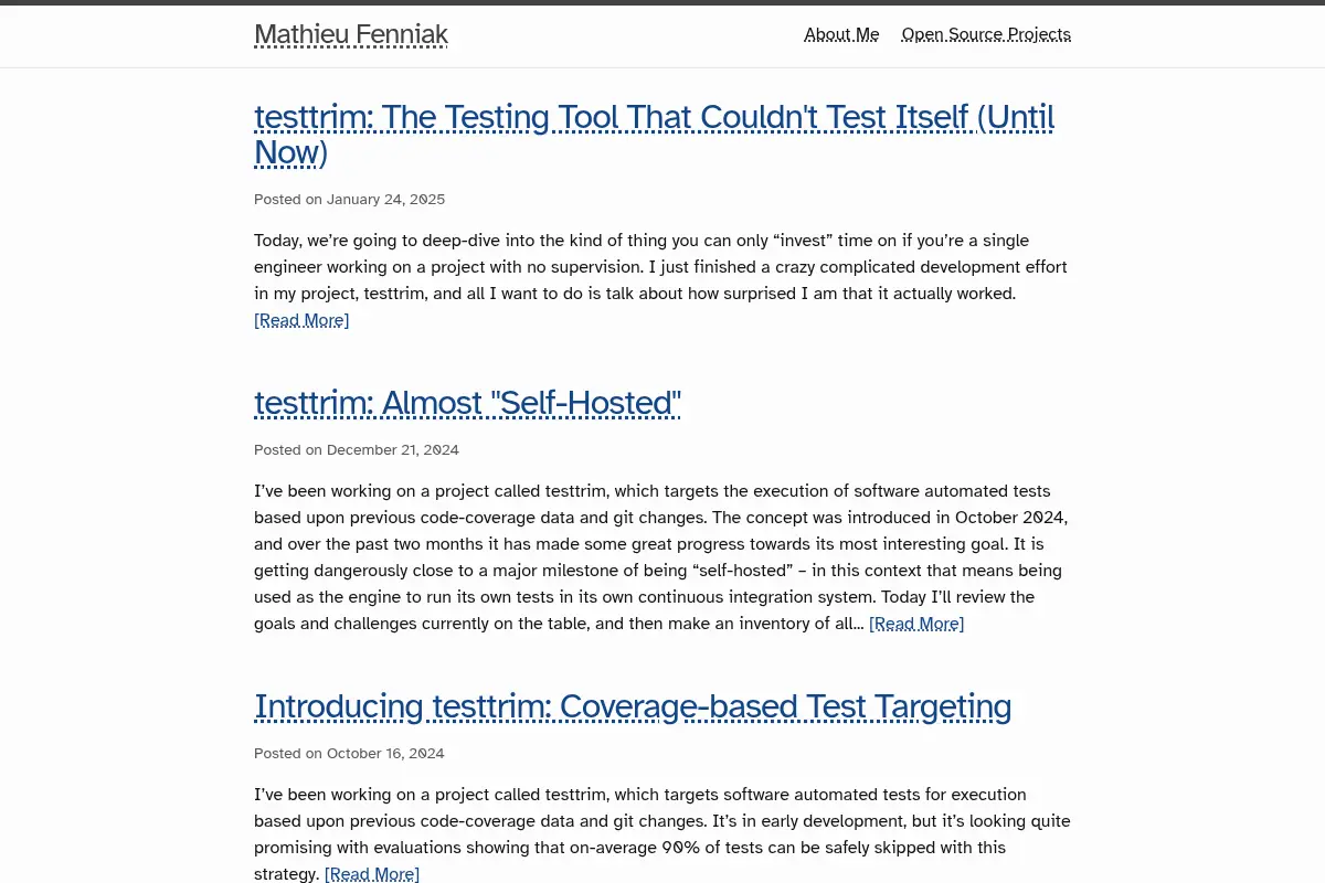 Mathieu Fenniak | Constantly learning new technology.
