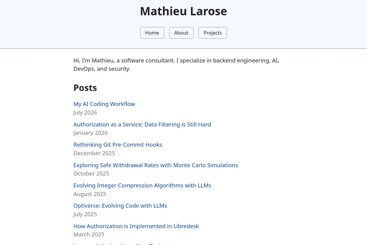 Mathieu Larose