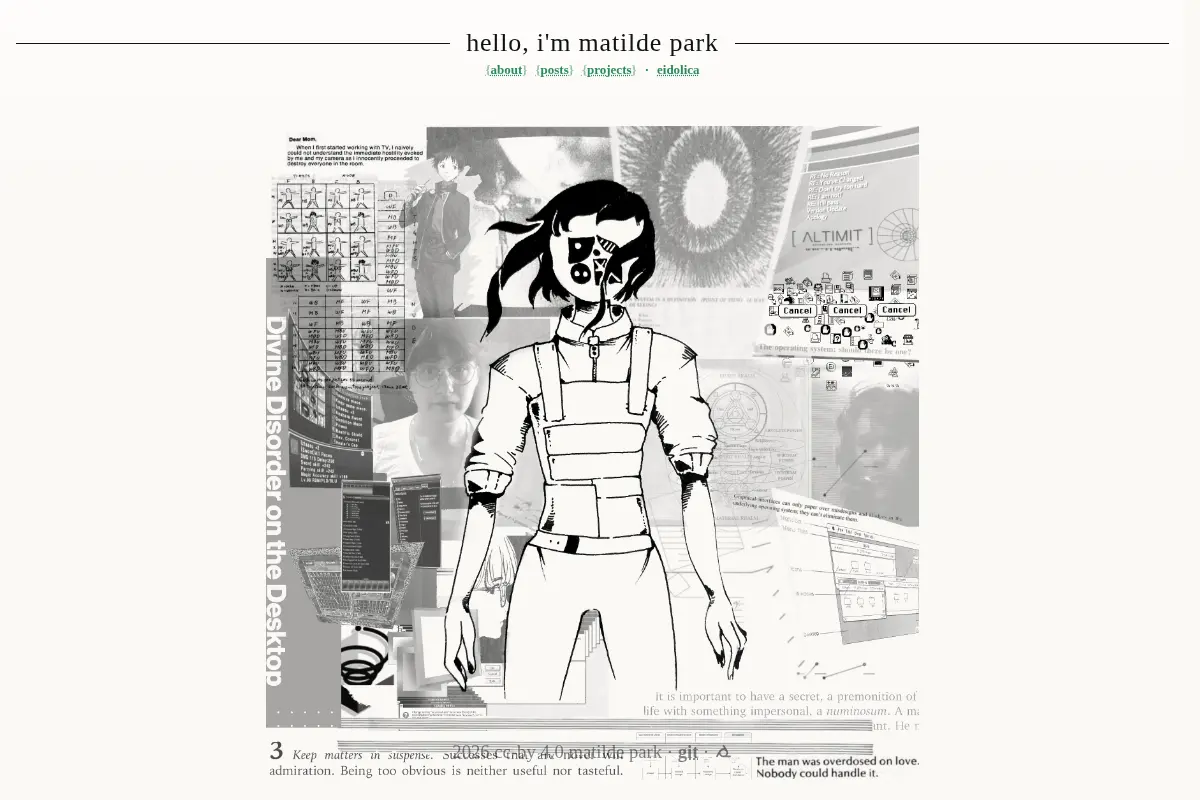 hello, i'm matilde park