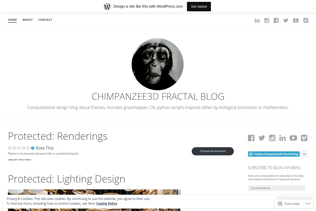 chimpanzee3d fractal blog