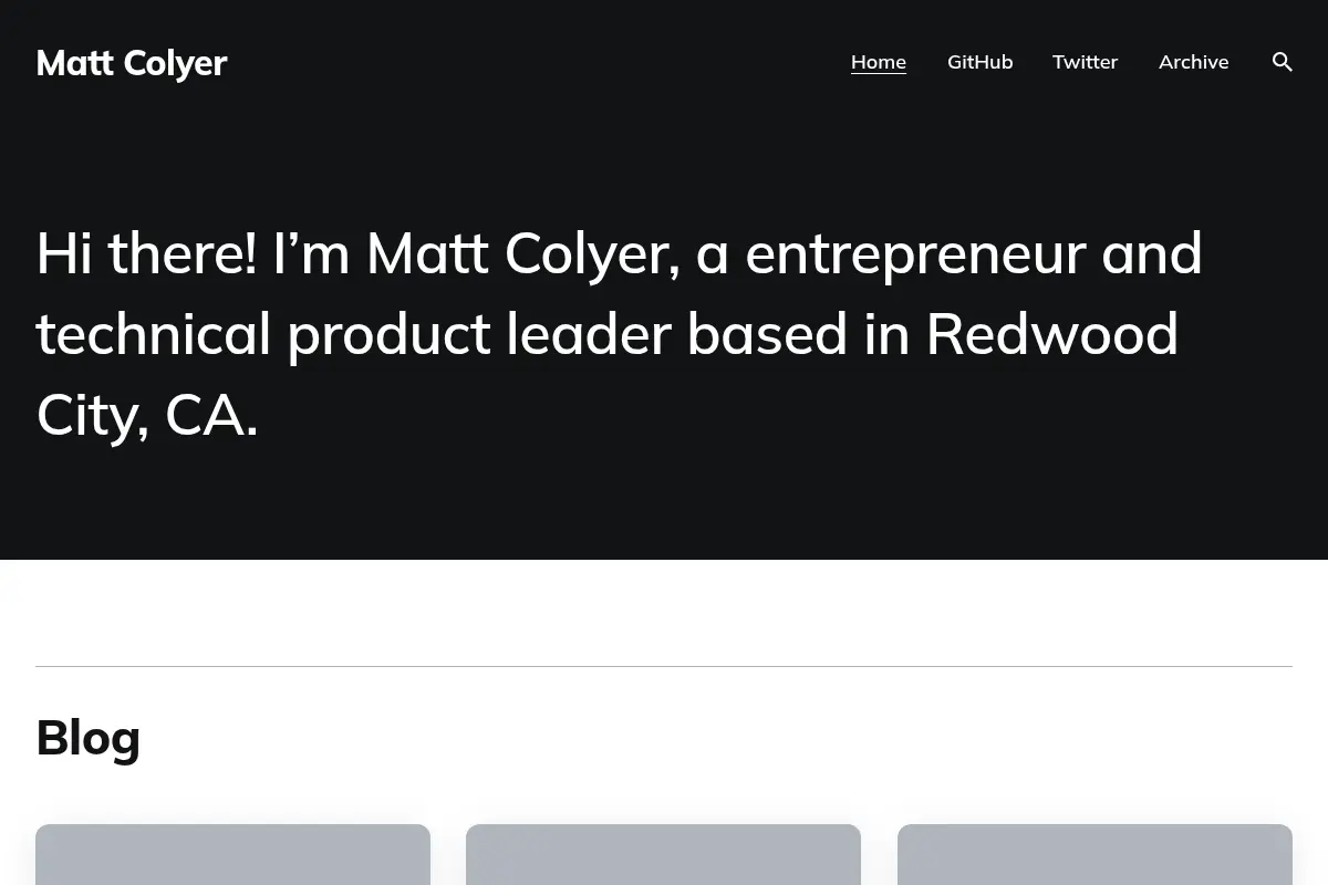 Matt Colyer