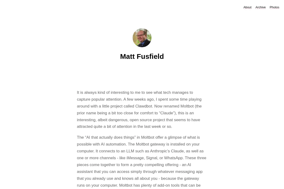 Matt Fusfield