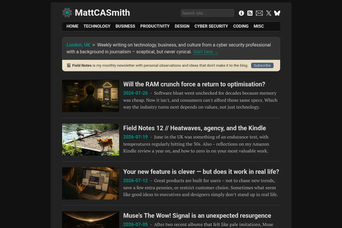 MattCASmith