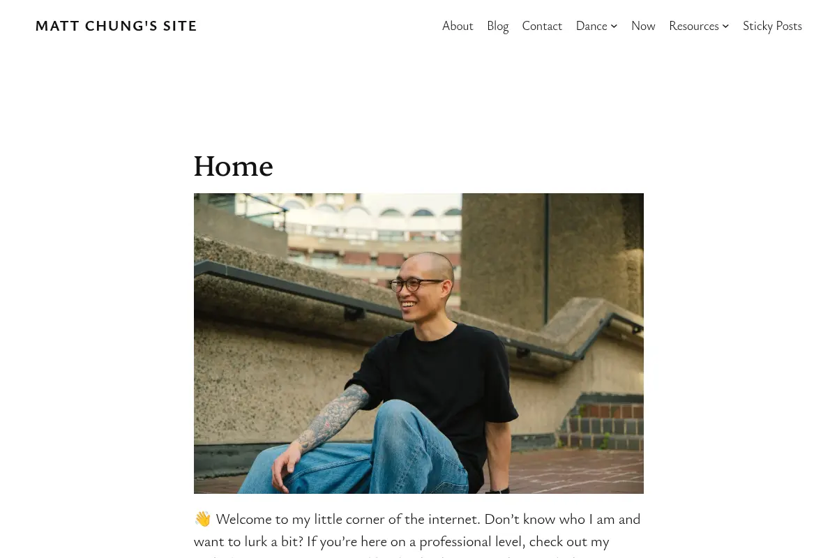 Matt Chung's Site