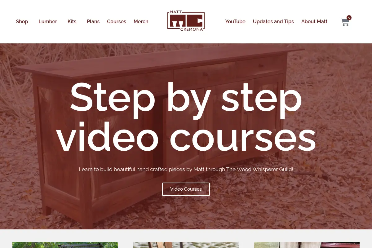 Matt Cremona – Woodworking: It starts with a tree