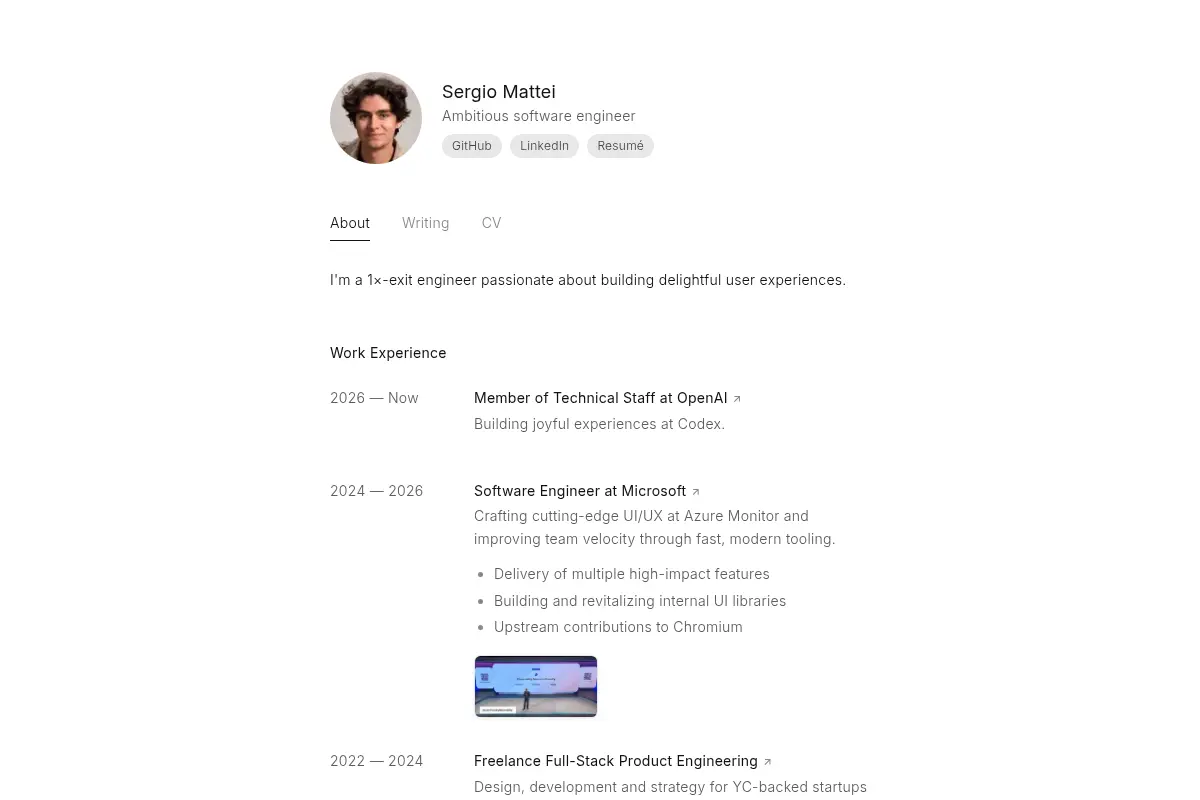 Sergio Mattei · matteing.com