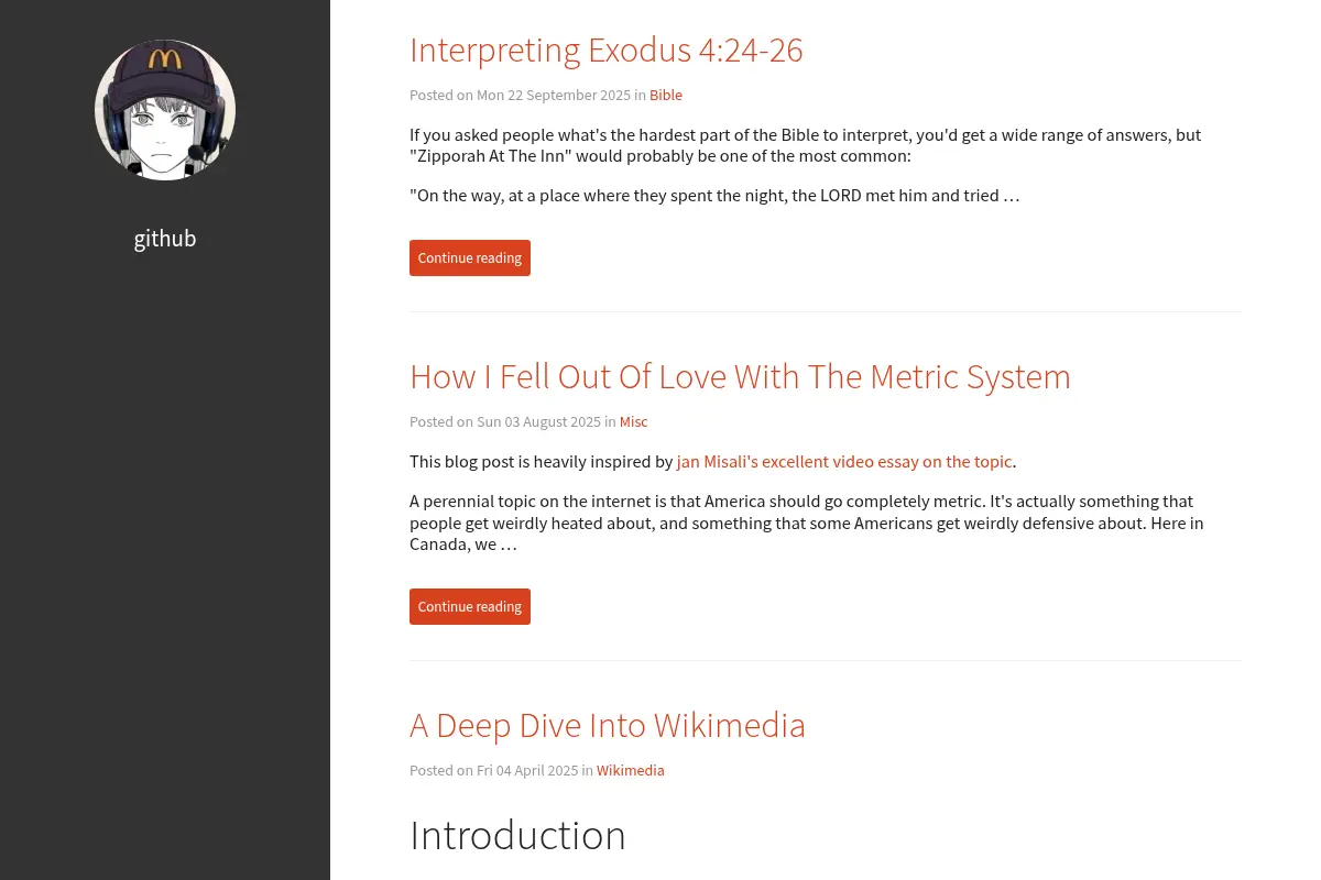 Matteo's Website