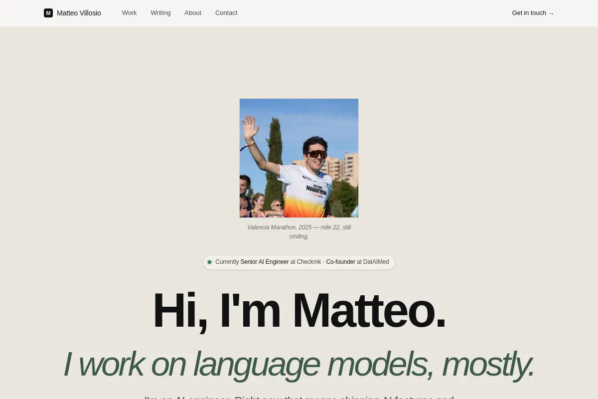 Matteo Villosio Personal Blog
