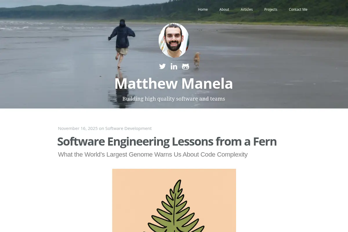 Matthew Manela - Building high quality software and teams