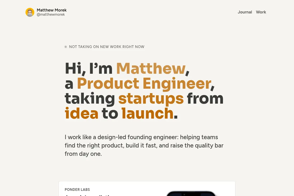 Matthew Morek